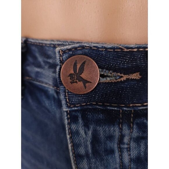 One Teaspoon 2020 High Waist Mid Length Denim Skirt 27 S Long Rise Super Fitted - Picture 3 of 11